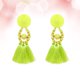thumbnail image 1 of VERDANVERSE Aretes Etnicos De Borlas Con Amarillo Estilo Bohemio Para Uso Diario, 1 of 8
