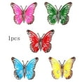 thumbnail image 7 of CHENGSI for Colorful Metal Butterfly Garden Decor - Outdoor Wall Art for Yard, Lawn, Patio - Rust-Resistant Handcrafted Sculpture - Indoor Home Decoration - 11cm x 9cm (4.33\" x 3.54\"), 7 of 7