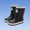 Black, variant on Caywon Rain Boots Easy-on Rain shoes Waterproof Shoes Outdoor Home Rubber ShoesShort Top Water Shoes Rain Boots(1-9 Years)