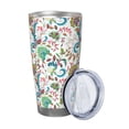 thumbnail image 2 of Salouo Fairy Flower Print 20oz Tumbler with Lid,Stainless Steel Vacuum Insulated Tumbler Durable Insulated Coffee Mug Thermal Cup with Splash Proof Sliding Lid-Straw Three-piece Set, 2 of 8