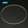 thumbnail image 3 of Unique Bargains 2.36x0.08' Dia Flashlight Glass Lens, 2 Pcs Polished Edge Glass Lens, Transparent, 3 of 5