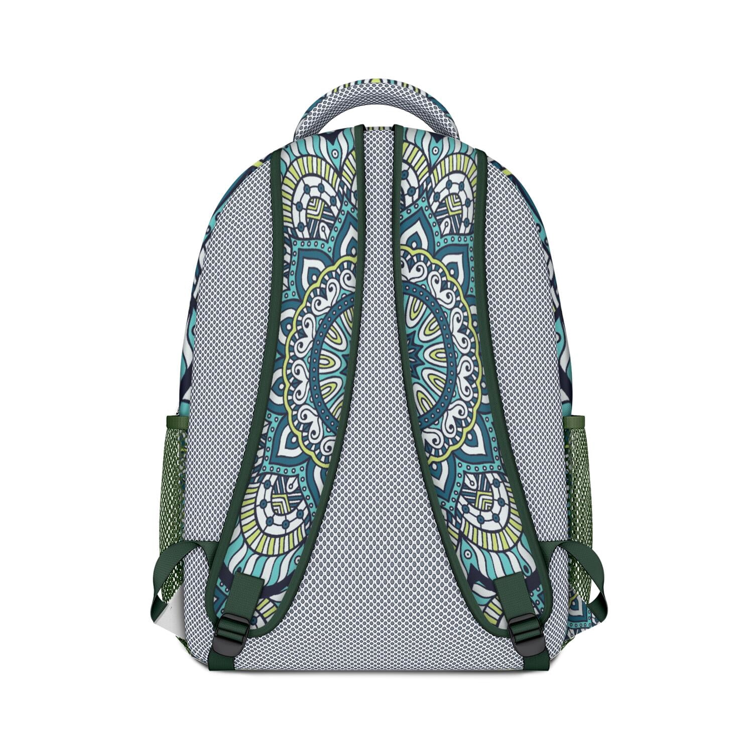 Exotic Cultural Mandala Waterproof School Bag - Ergonomic Backpack for College Students & Commuters