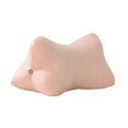 thumbnail image 3 of Almohada lumbar, cojín para el respaldo con funda extraíble y lavable, almohada suave para el cuello, almohada de apoyo para la cintura para el sofá Rosa, 3 of 8
