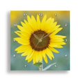thumbnail image 2 of 3drose, Usa, California, Napa Valley. Close up of Sunflower., 13x13 Wall Clock, 2 of 9
