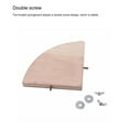 thumbnail image 4 of keepw Bird Platforms Birds Cage Perch Stand Rack Toy for Parrot Small Animals Exercise Toys 3 Sizes Pet Station Board 13*13cm 1Set, 4 of 6