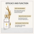 thumbnail image 4 of Suero de arroz con esencias de aceite para blanquear la piel, suero de arroz que nutre la piel del rostro, cierra los poros y las manchas oscuras, suero facial nutritivo e hidratante profundo de 15 ml, 4 of 9