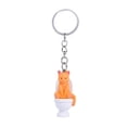 thumbnail image 2 of Tnobhg Key Chain Cat Toilet Shape Kitty DIY Bag Schoolbag Pendant Decoration Car Keys Storage Stainless No Deformation Colorfast Keyring, 2 of 8