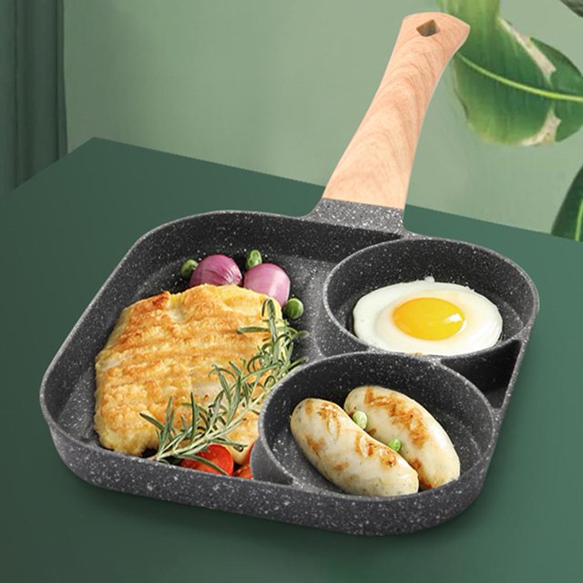 Sartén Tortilla Parrilla Panqueques Bistec Sartenes Antiadherente Huevo Jamón Olla Desayuno Fabricante Hugtrwg Para estrenar