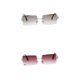 thumbnail image 1 of 2x Gafas de terre para mujer Gafas de terre 400 Gafas modernas para verano, playa, festival Yuyangstore Gafas de sol rectangulares para mujer, 1 of 8