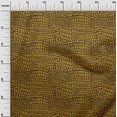 thumbnail image 2 of oneOone Cotton Flex Dark Mustard Fabric Crocodile Animal Skin Sewing Fabric By The Yard Printed Diy Clothing Sewing Supplies 40 Inch Wide, 2 of 4