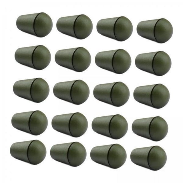 Tapones con cordón,20 piezas de tope de campana para extremos de cordón con cierre de tapa para hacer tú mismo,Clip de palanca para cordón decorativo,Tope de cable con extremo de palanca