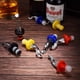 thumbnail image 2 of Tapón de botella de vino de silicona de 5 piezas: rojo y blanco, amarillo y blanco, blanco y negro, rojo y negro, azul y blanco Vhermosa ZYY-2227, 2 of 7