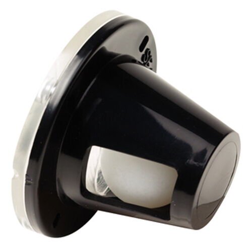 Black Plastic Small Self Bailing Deck Ball Scupper Valve for 3/4" to 1-1/2" Hole