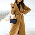 thumbnail image 2 of Vedolay Coat Women Casual Fall Coat Cardigan Open Front Fall Coat Khaki,M, 2 of 5