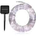thumbnail image 2 of Cuerda de luz solar Zhivalor 12M 100 LED IP68 blanco cálido y blanco, 2 of 8