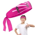 thumbnail image 5 of Karate Headband, Athletic Tie Style Kids Cartoon Workout Sweat Headband, Reusable Adjustable Classic Kids Karate Headband For Comic Clothing Role Playing, 5 of 9