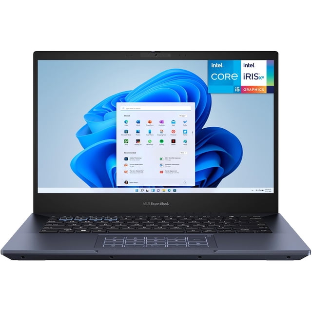 Laptop ASUS Expertbook B5 Intel Core i5 1240P 8GB RAM 512GB SSD 14' Windows 11 Pro Teclado en Español azul