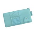 thumbnail image 3 of Kenally Bolsa para parasol de coche, tarjeta, gafas de sol, bolsa con cremallera, funda de soporte de almacenamiento para teléfono móvil, organizador Automoción decorativa y accesorios Azul Kenally VI015250-04B, 3 of 6