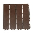 thumbnail image 5 of TFCFL 12'' x 12'' x 0.79'' Outdoor Living Patio Deck Tiles, Plastic Outdoor Flooring Interlocking Pavers Tiles, 5 of 13
