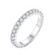 thumbnail image 1 of Alianza de boda IMOLOVE Moissanite de plata 925 con oro blanco de 18 quilates, 1 of 6
