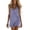 Purple, variant on Smsaxvxz Women's Summer Cotton Line Dresses Fashion Solid V Neck Spaghetti Strap Sundress Casual Loose Mini Dress Red M