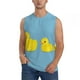 thumbnail image 1 of Fotbe Cute Ducky Men's Camiseta sin Mangas Estampada para Hombres, Playera Casual para Gimnasio, Entrenamiento, Playa-Medium, 1 of 7
