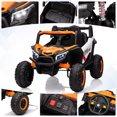 thumbnail image 3 of 4WD Kids Ride On UTV with Remote Control, Spring Suspension Off Road Electric Truck for 3-8 Years Outdoor Play, 3 of 7