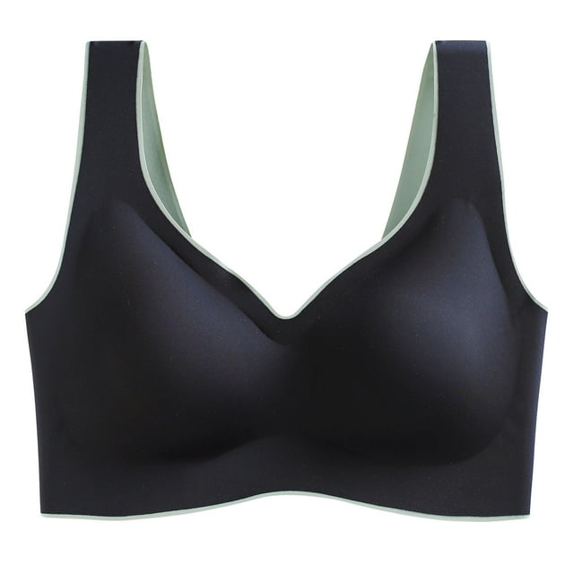 Mrat Clearance Sports Bras for Women High Support Invisible Sports Bras Bras for Back Padded Bralettes for Women Front Closure Plus Size Bralettes Lingerie Bras Black 2XL