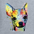 thumbnail image 5 of Wild Bobby Dean Russo Colorful Chihuahua Dog Lover Men Long Sleeve Shirt, Heather Grey, X-Large, 5 of 5