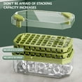 thumbnail image 4 of Ohufall One Press Ice Maker Ice Cubes Tray With Storage Box For Home Refrigerator, 4 of 6