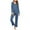 Dark Blue, variant on BLCHUNen Robes for Women Casual Nightgown Cardigan Tie Long Sleeve Loose Breathable Loungewear Bathrobes Pajamas