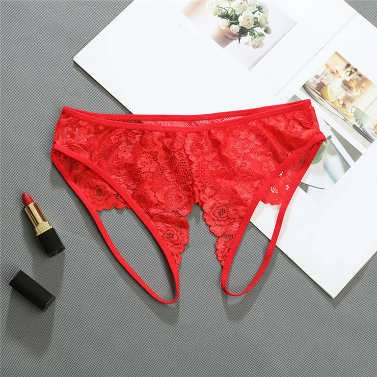  Women Panties Plus Size Lace Solid Color Briefs Ultra-Thin  Mid-Rise Underpants Sexy Soft Seamless Hipster Bikini,Whit : Clothing,  Shoes & Jewelry