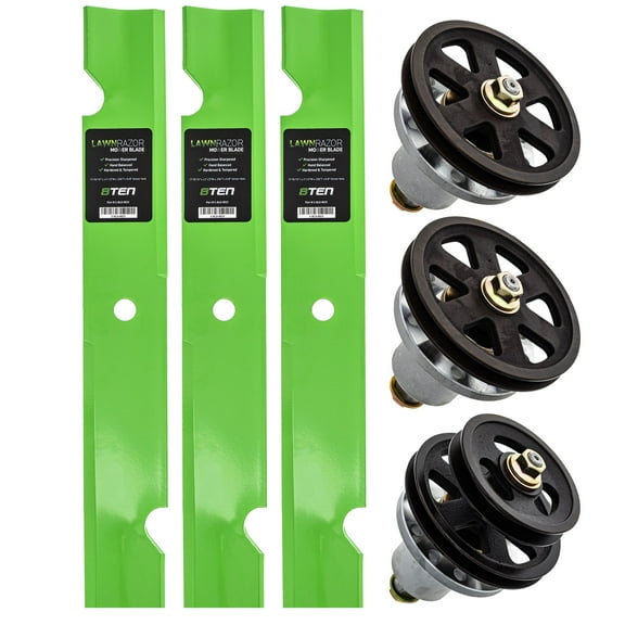 8TEN Blade Spindle Kit for Exmark 1-554019 1-554033 103-6582 52-inch MK1009965