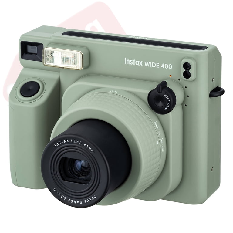 Fujifilm INSTAX Wide 400 Fuji Instant Film Camera Green + 20 Film