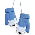 thumbnail image 1 of Guantes de punto para bebé Manoplas mágicas de invierno Gruesas y cálidas con forro polar Guante cálido de invierno para niños Mitones Juego de esquí Guante cálido para nieve con Str antipérdida, 1 of 5