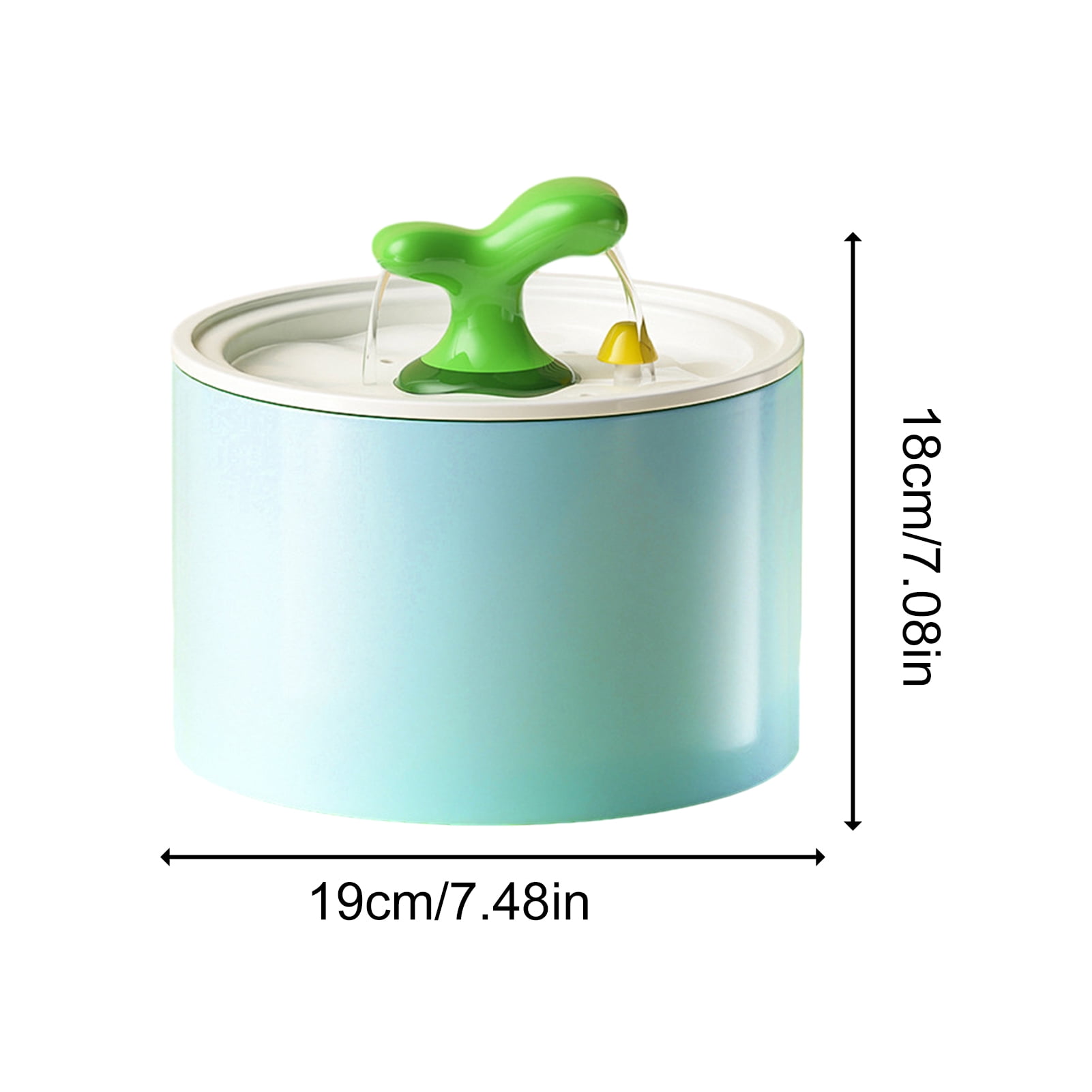 YIFAEUX 1.5L Automatic Cat Water Fountain Ceramics Pet Drinking Dispenser Ultra-Quiet Pet Water Bowl with Filtration System for Indoor Cats Dogs