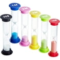 thumbnail image 1 of Relojes de arena ajustables de 6 colores, de 30 segundos a 10 minutos, tesoros atemporales, 1 of 3
