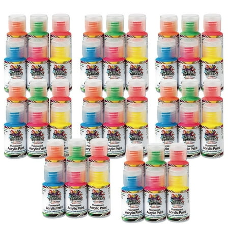 UPC: 0840614116458 | Color Splash!® Neon Acrylic Paint Pass Around Pack  1 oz. (Pack of 48)