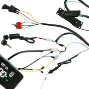 72V 3000W Brushless DC Motor Kit with Controller, LCD Display, Batteries & Accessories – High Power Electric Motor Kit for Go Kart, Golf, Razor MX650, MX500, ATV, Golf Cart, Moped Scooter (Pedal)