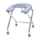 thumbnail image 4 of Taburete de Asiento de Inodoro Perfecl Plegable Gris 38cm Alto, 4 of 8