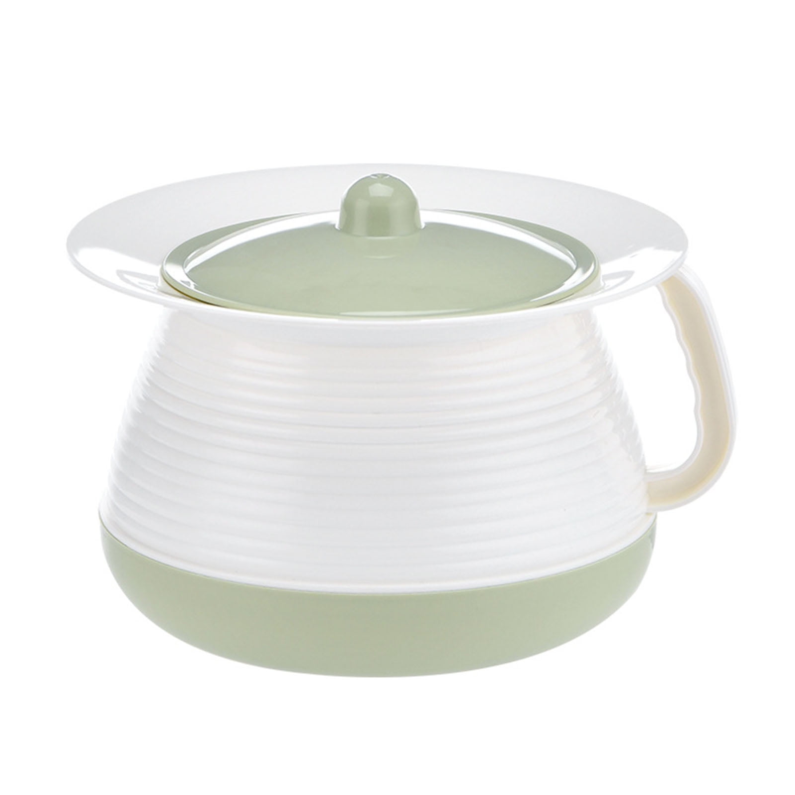 Plastic Child Potty with Handle and Lid Portable Handheld Spittoon Chamber Pot