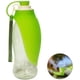thumbnail image 1 of Botella portátil para beber para perros, dispensador de agua potable de viaje reversible y ligero para perros, cachorros y gatos, hecho de silicona de grado alimenticio sin BPA, color verde, 1 of 7