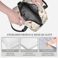 thumbnail image 3 of Naloa Little Birds Print Lunch Bag for Women & Men Insulated Lunch Box or Cooler Lunch Tote Bags for Work, Travel, Outdoor, 3 of 5