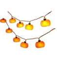 thumbnail image 2 of Viflosae String Lights Indoor Thanksgiving Outdoor Decorations LED Pumpkin Maple Leaf Light String Thanksgiving Decorative Light Pendant Holiday Lighting Arrangement Ornaments, 2 of 6