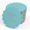 thumbnail image 4 of Inkdotpot Pack Of 50 Retirement Is Sweet Text Favor Paper Tags Craft Real Rose Gold Foil Hang Tags, 4 of 6