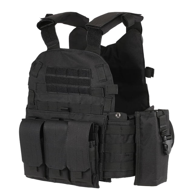 Chaleco Chaleco modular para hombre al aire libre Chaleco portador de carga de equipo de caza con bo Tomshoo Chaleco