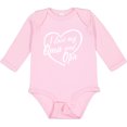 thumbnail image 3 of Inktastic I Love My Oma and Opa in White Chalk Heart Boys or Girls Long Sleeve Baby Bodysuit, 3 of 5