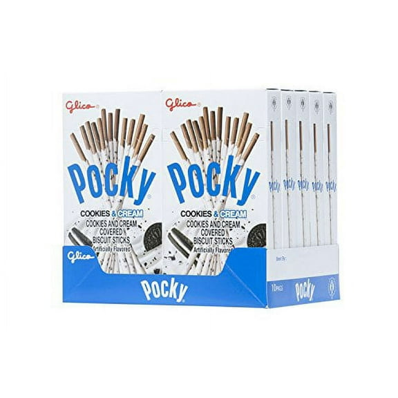 Pocky Biscuit Stick, Cookies and Cream, 2.47 Ounce (Pack of 10)