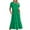 Green, variant on Buigttklop Dresses for Women 2023,Summer Casual Short Sleeve Crewneck Dress Casual Flowy Tiered Maxi Beach Dress with Pockets