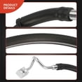 thumbnail image 5 of A-Premium Front Driver Brake Hydraulic Hose Compatible with Ford and Mercury Models - Explorer 2006-2010, Explorer Sport Trac 2007-2010, Mountaineer 2006-2010 - Replace# 6L2Z2078A, 5 of 9